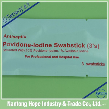 Povidone Iodine Swabstick 3 pcs per pack